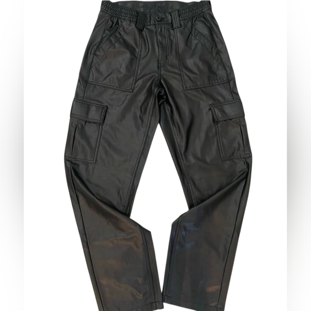 American Eagle Outfitters Charcoal Cargo Straight Leg Pants